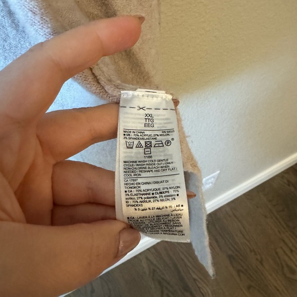 Old Navy plus size light pink soft cardigan size 2x - Picture 5 of 6